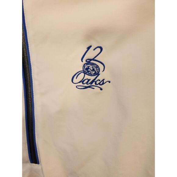 FootJoy FJ 1/4 Zip Jacket Mens Medium White Dryjoys Tour Collection Golf - Picture 5 of 10